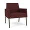 Lesro Mystic Lounge Reception Guest Chair, Bronze, RF Nebbiolo Upholstery ML1101 - alternate 1